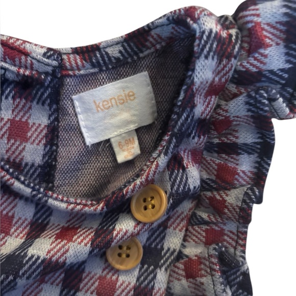 Kensie EUC Baby Girl Blue, Red & White Dress - Picture 3 of 3